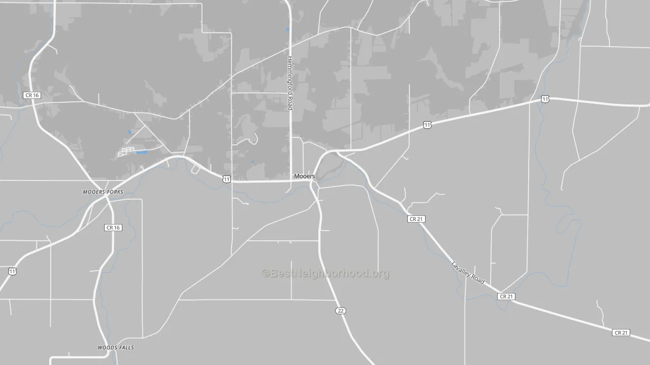 Transit Grade map of 12958, NY