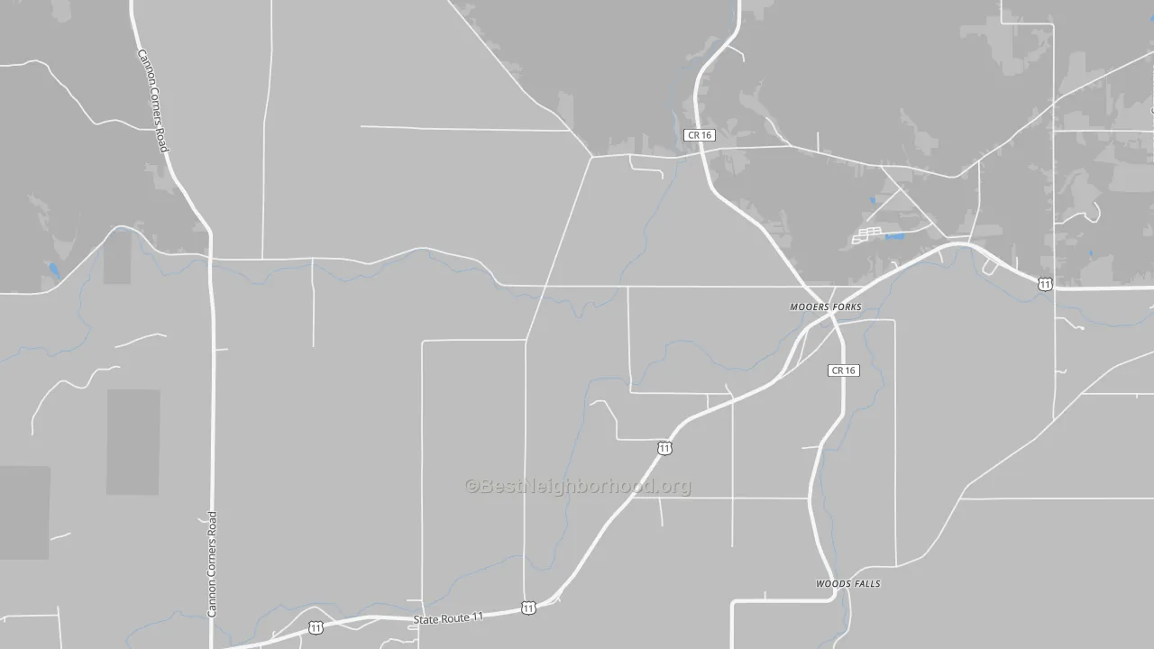 Transit Grade map of 12959, NY
