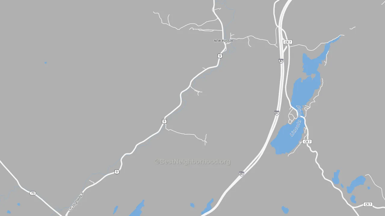 Transit Grade map of 12964, NY