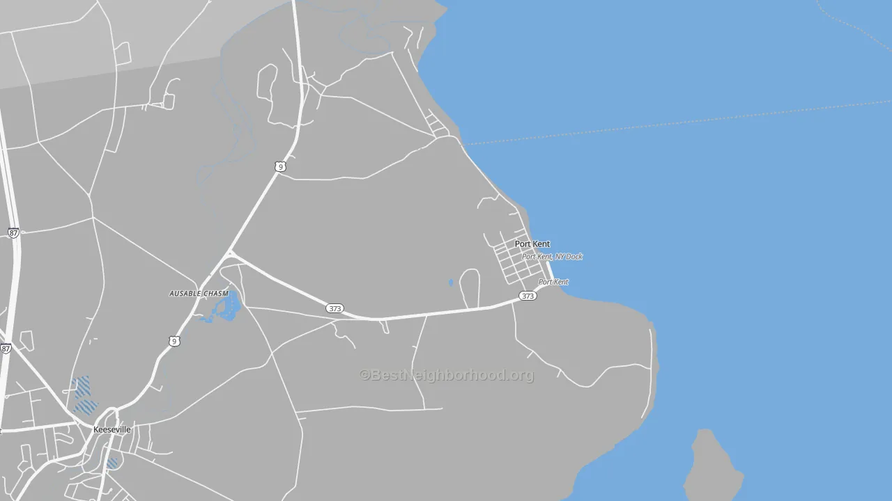 Transit Grade map of 12975, NY