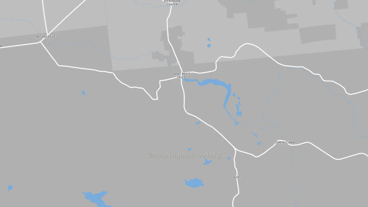 Transit Grade map of 12980, NY
