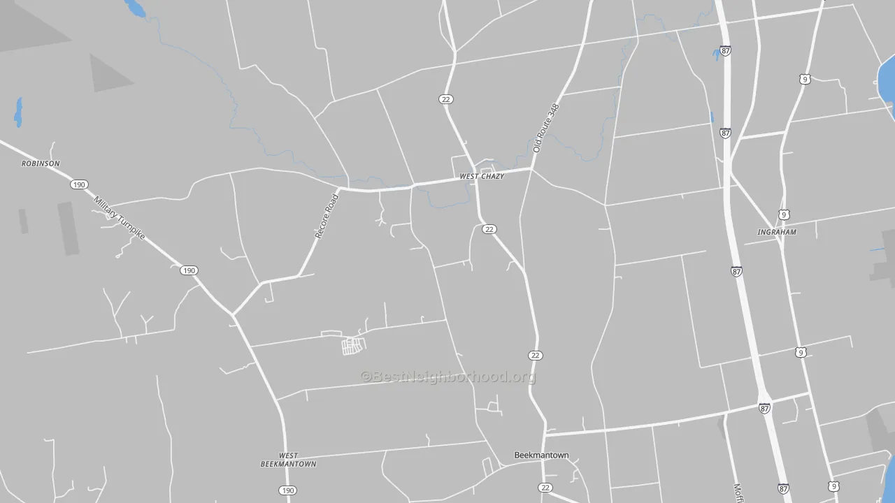 Transit Grade map of 12992, NY