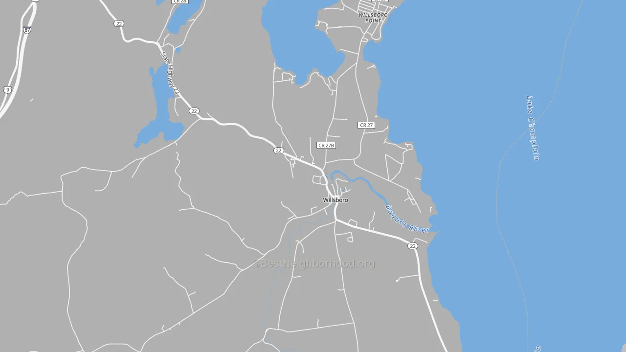 Transit Grade map of 12996, NY