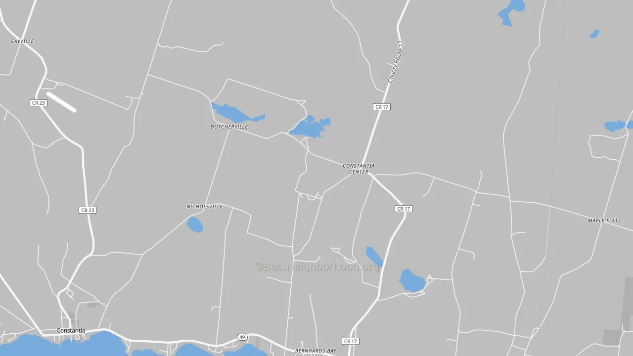 Transit Grade map of 13028, NY