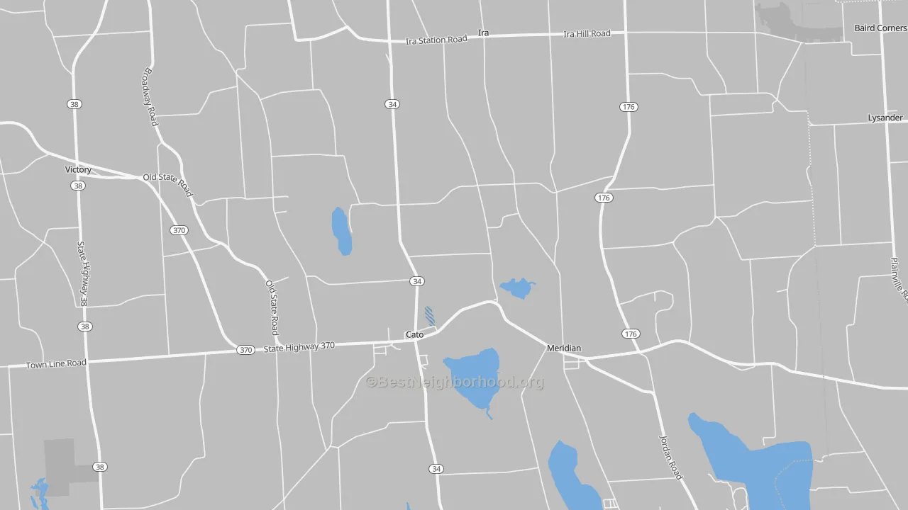 Transit Grade map of 13033, NY