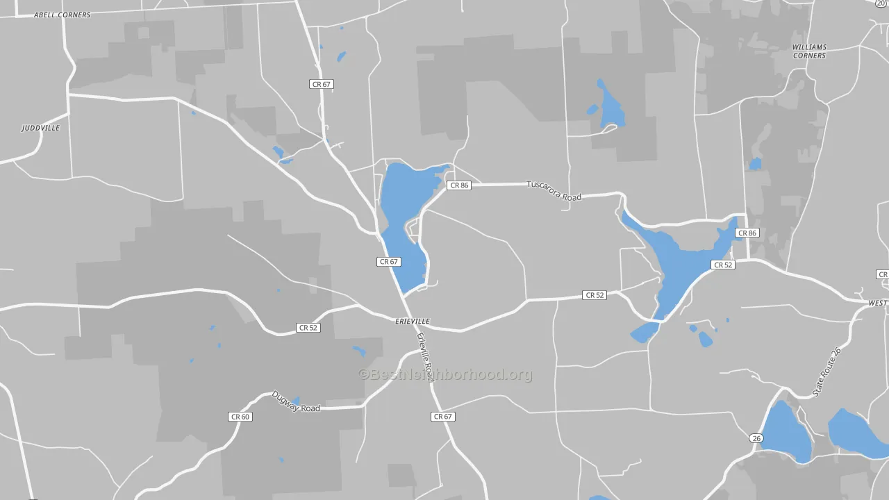 Transit Grade map of 13061, NY