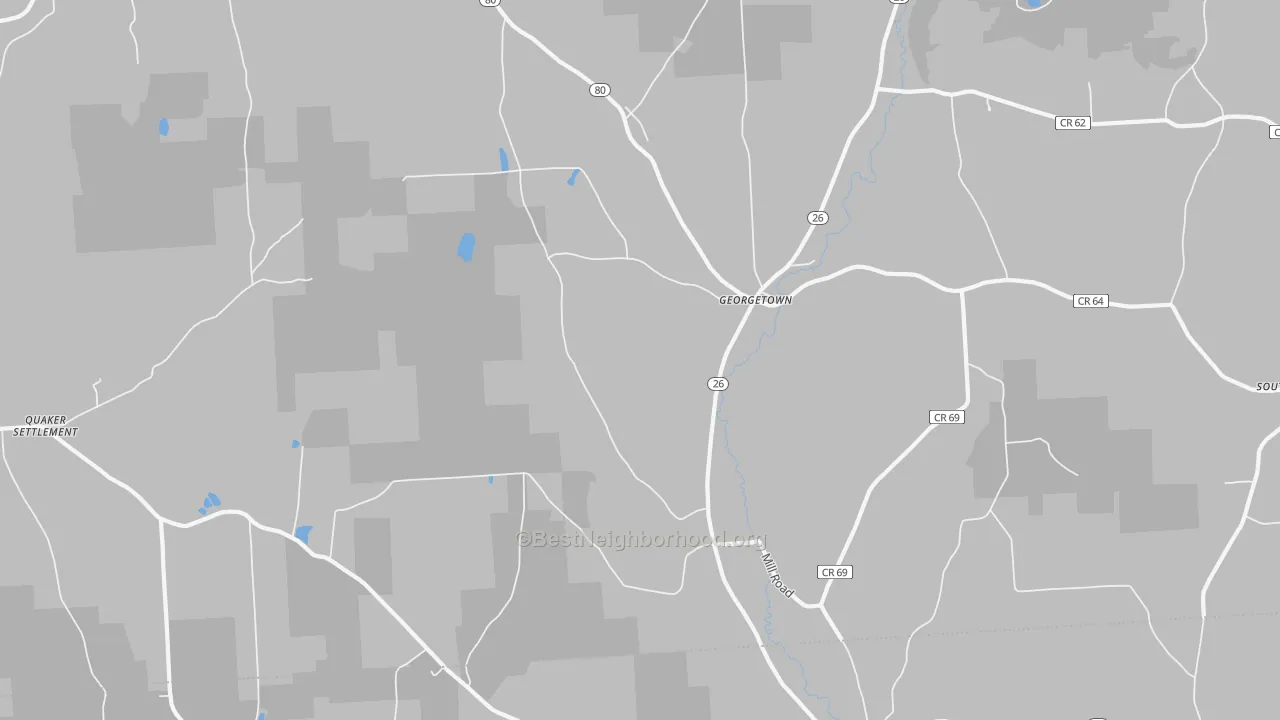 Transit Grade map of 13072, NY