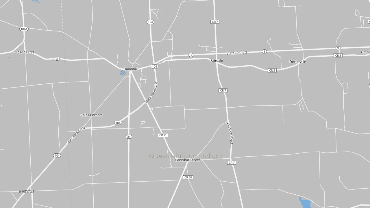 Transit Grade map of 13074, NY