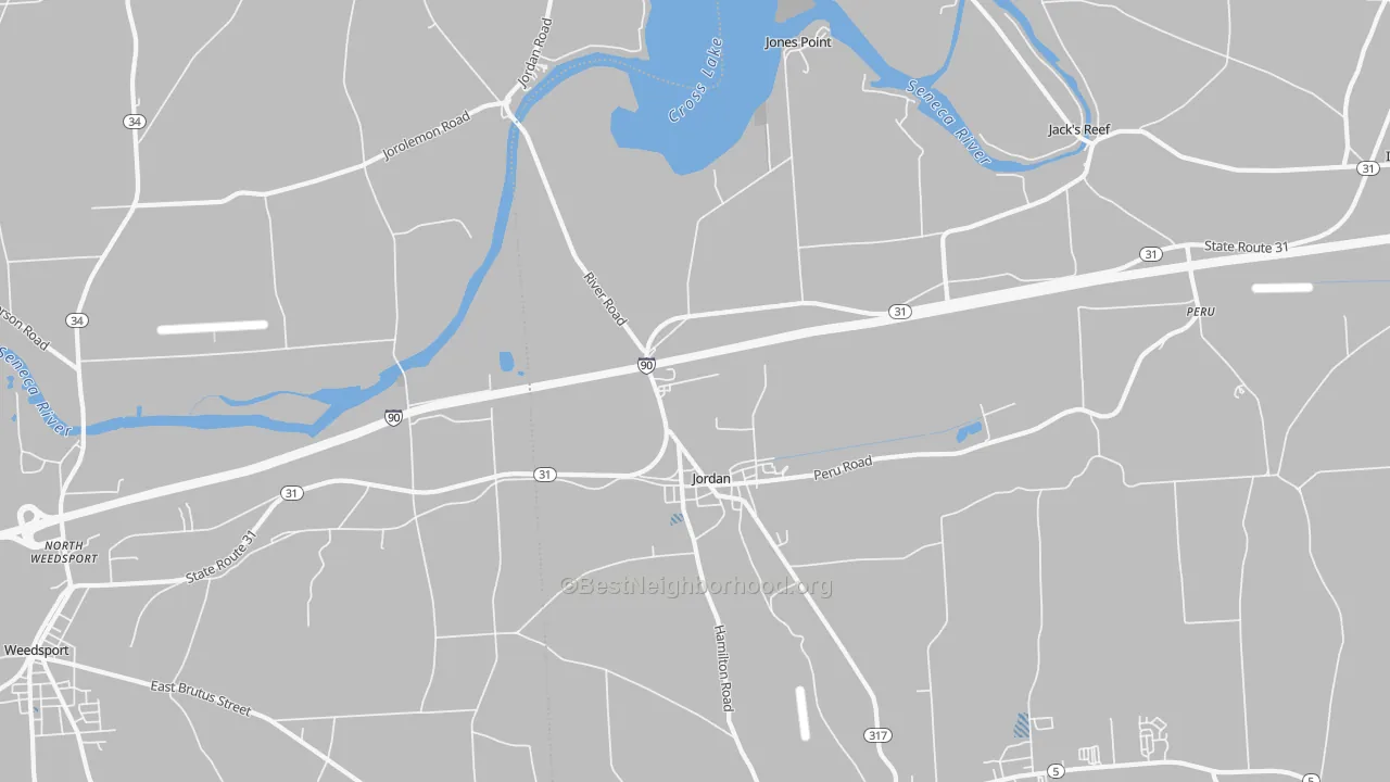 Transit Grade map of 13080, NY