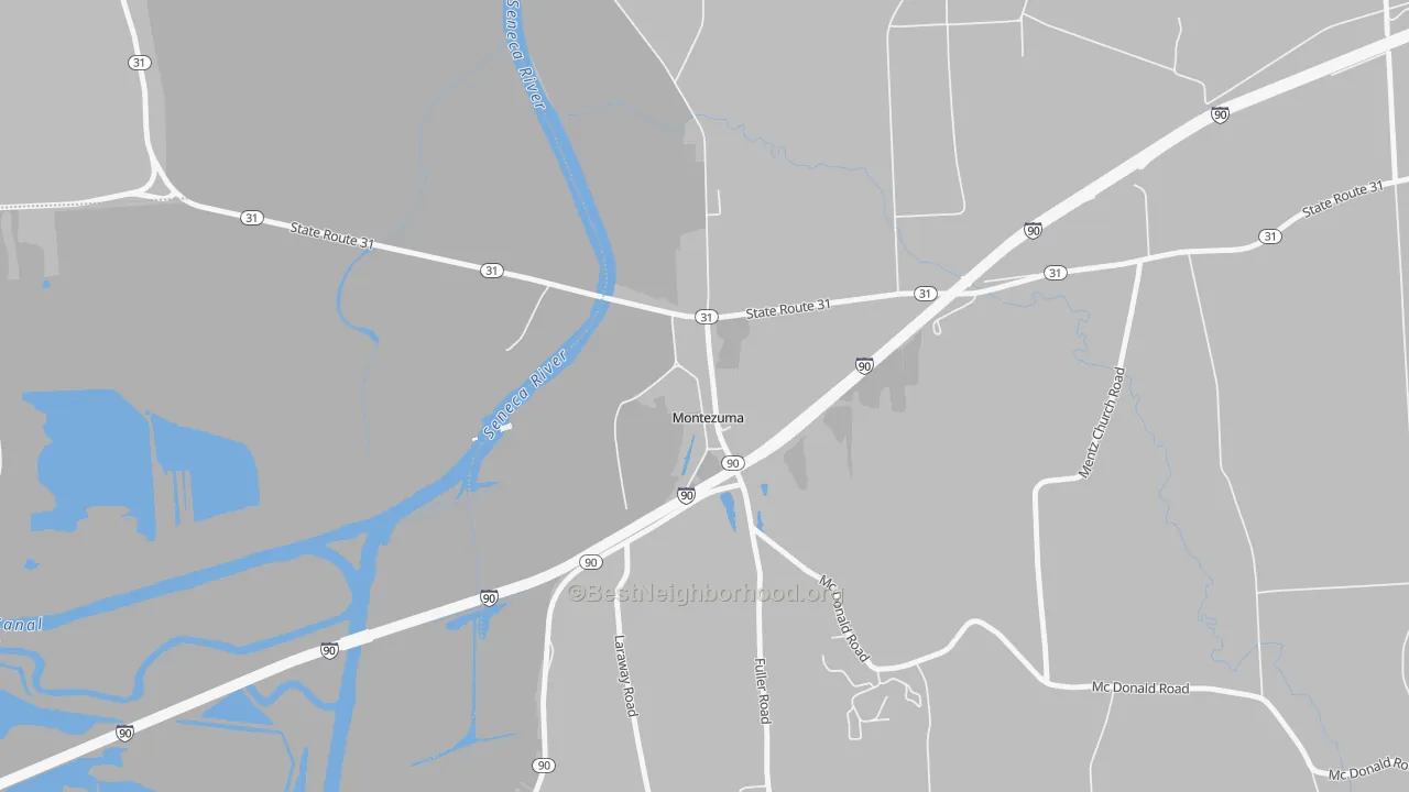Transit Grade map of 13117, NY