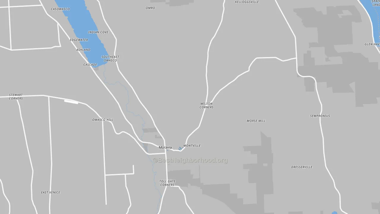Transit Grade map of 13118, NY