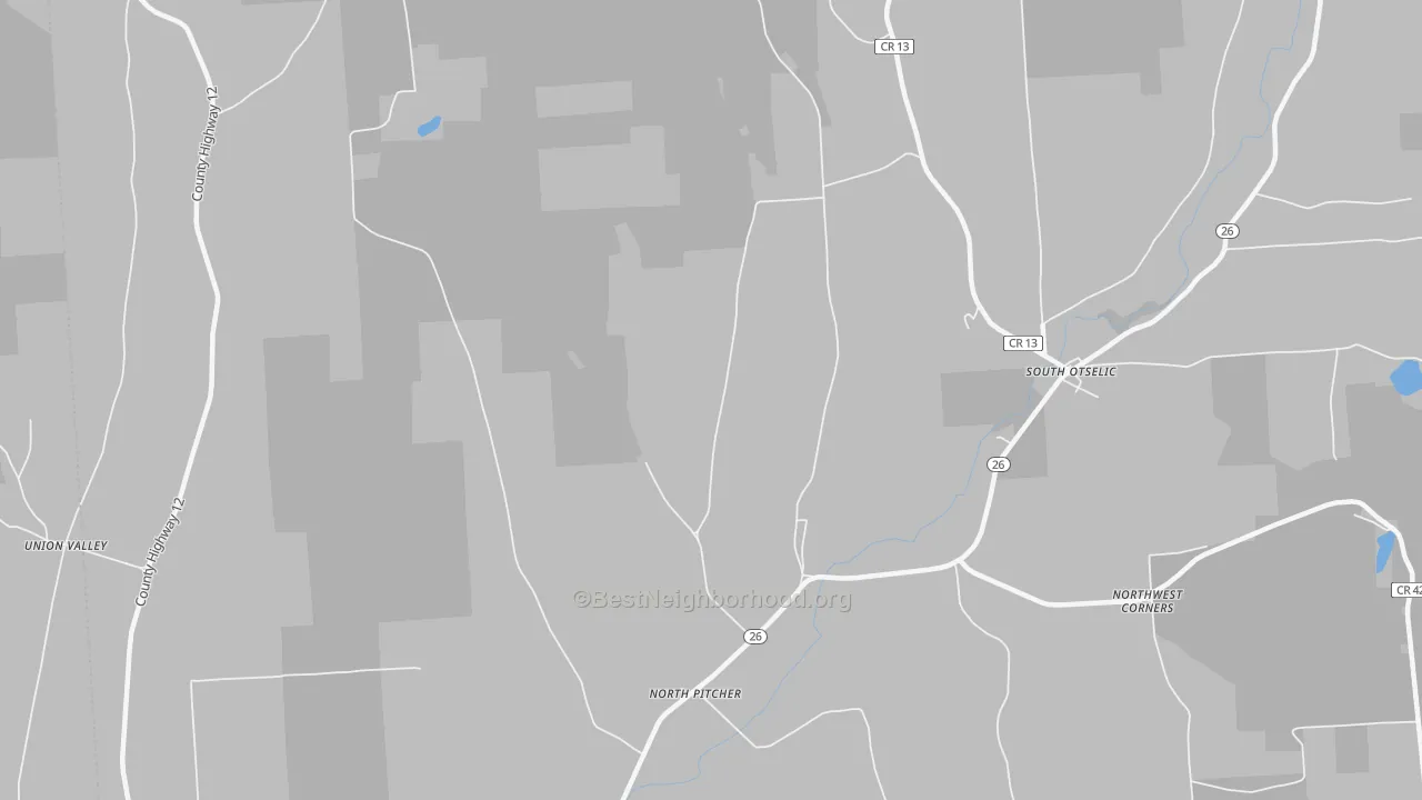 Transit Grade map of 13124, NY