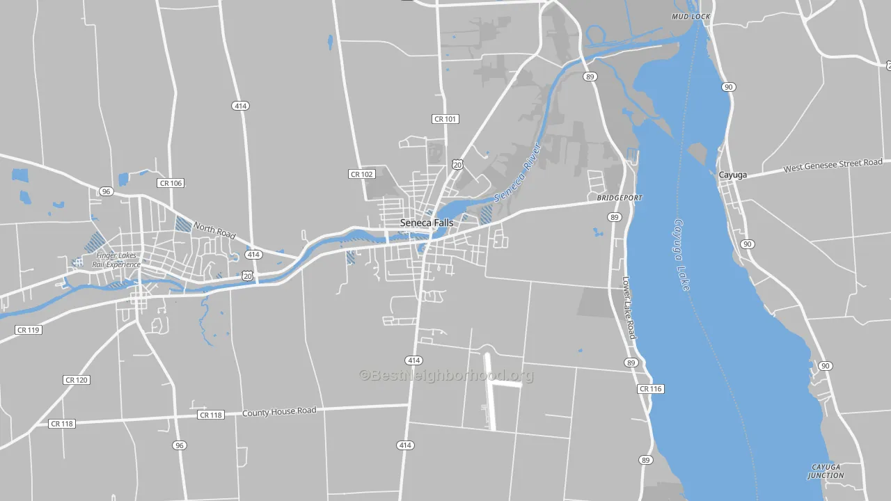 Transit Grade map of 13148, NY