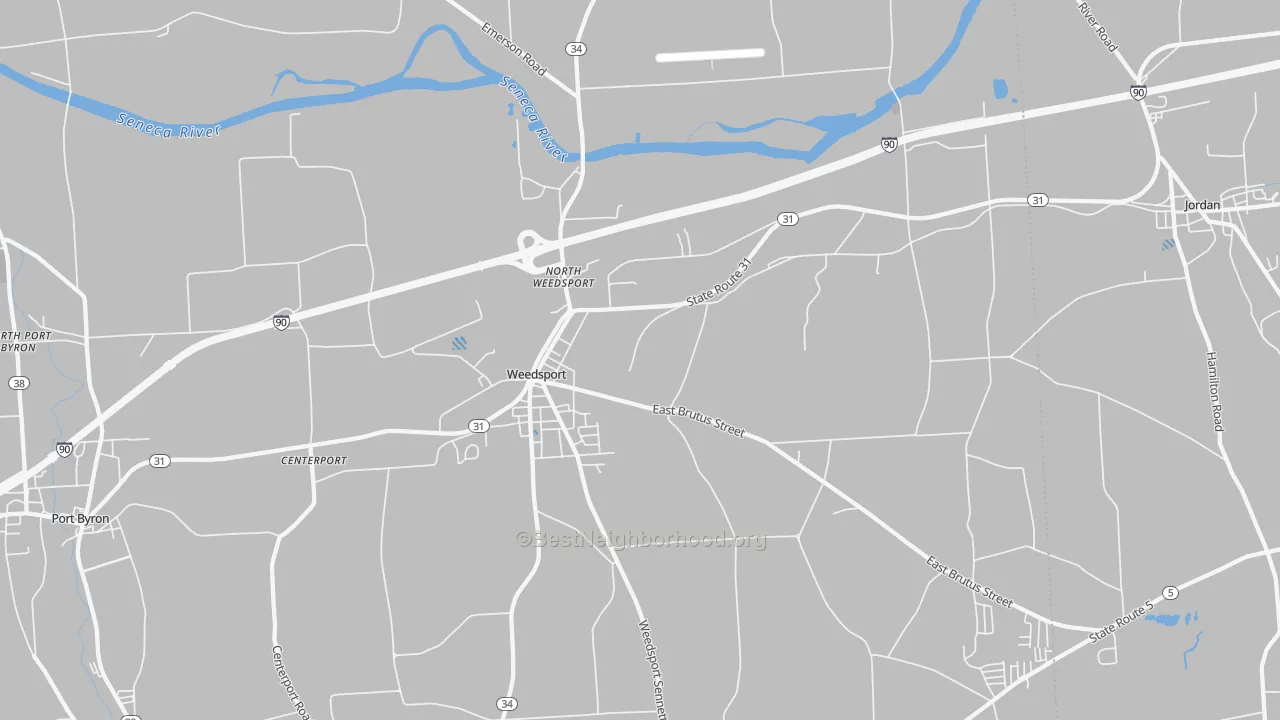 Transit Grade map of 13166, NY