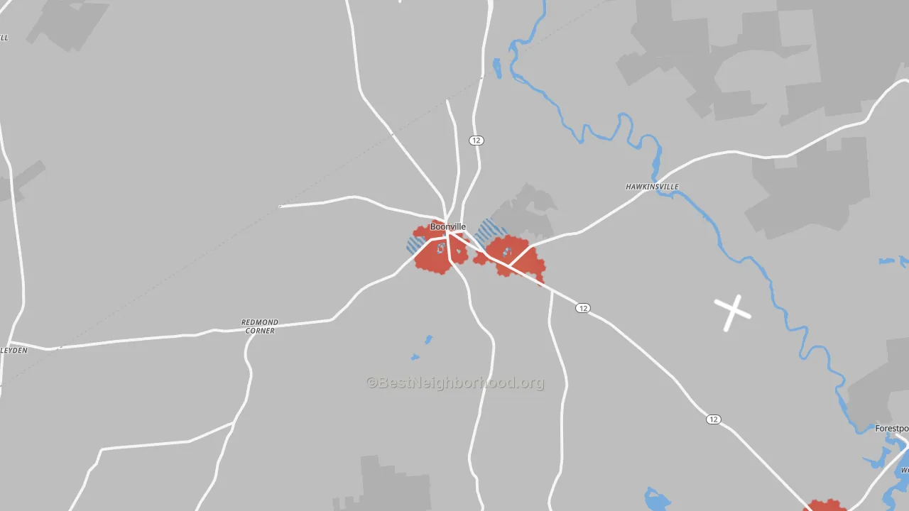 Transit Grade map of 13309, NY