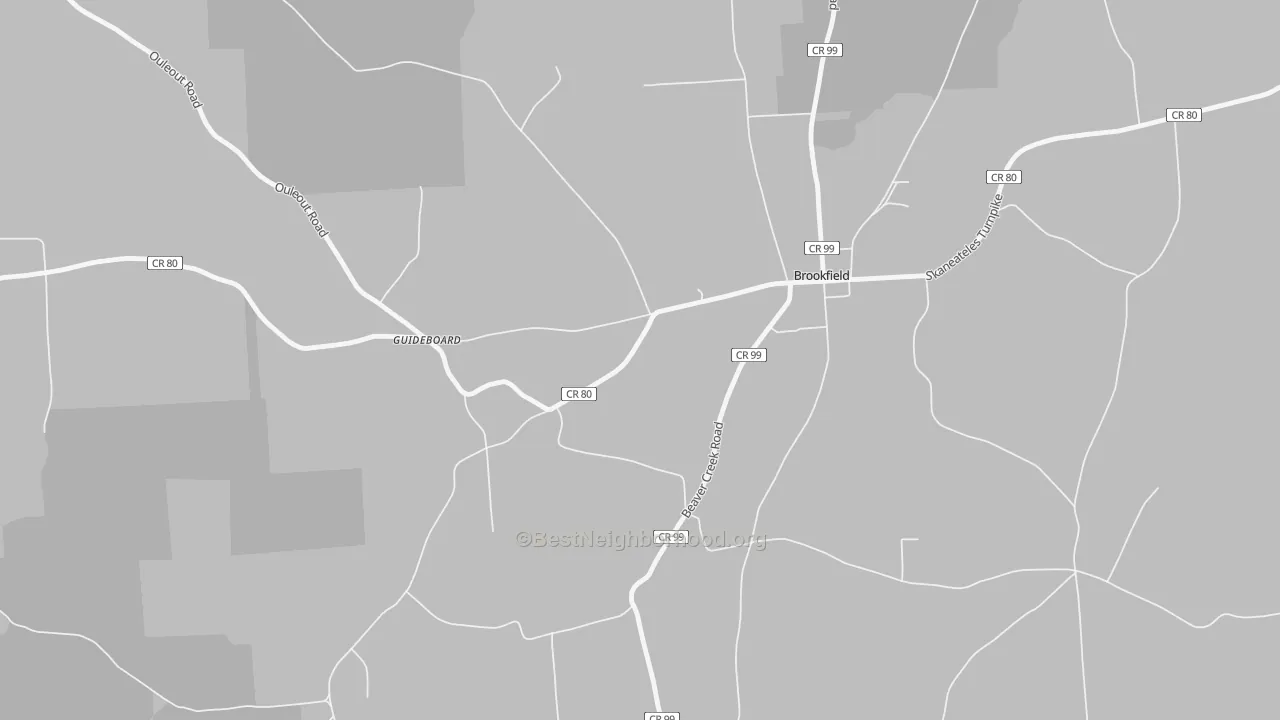Transit Grade map of 13314, NY