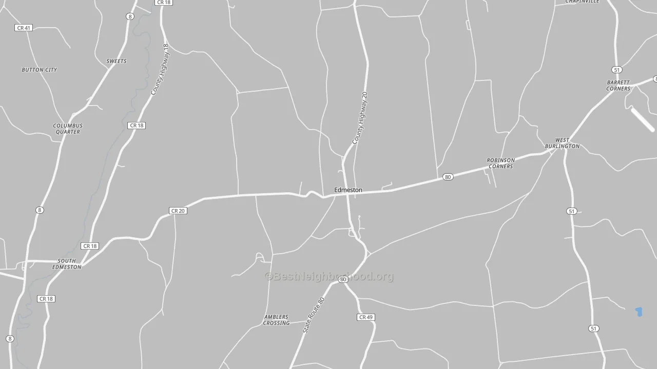 Transit Grade map of 13335, NY