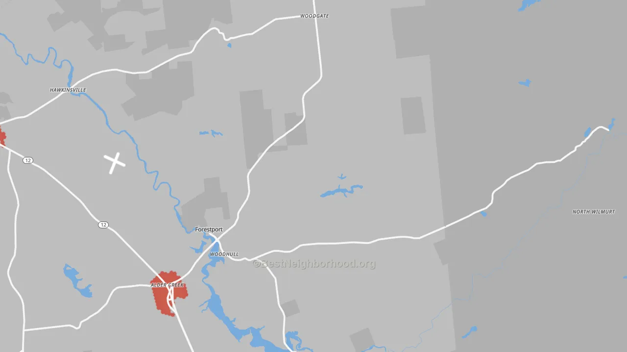 Transit Grade map of 13338, NY