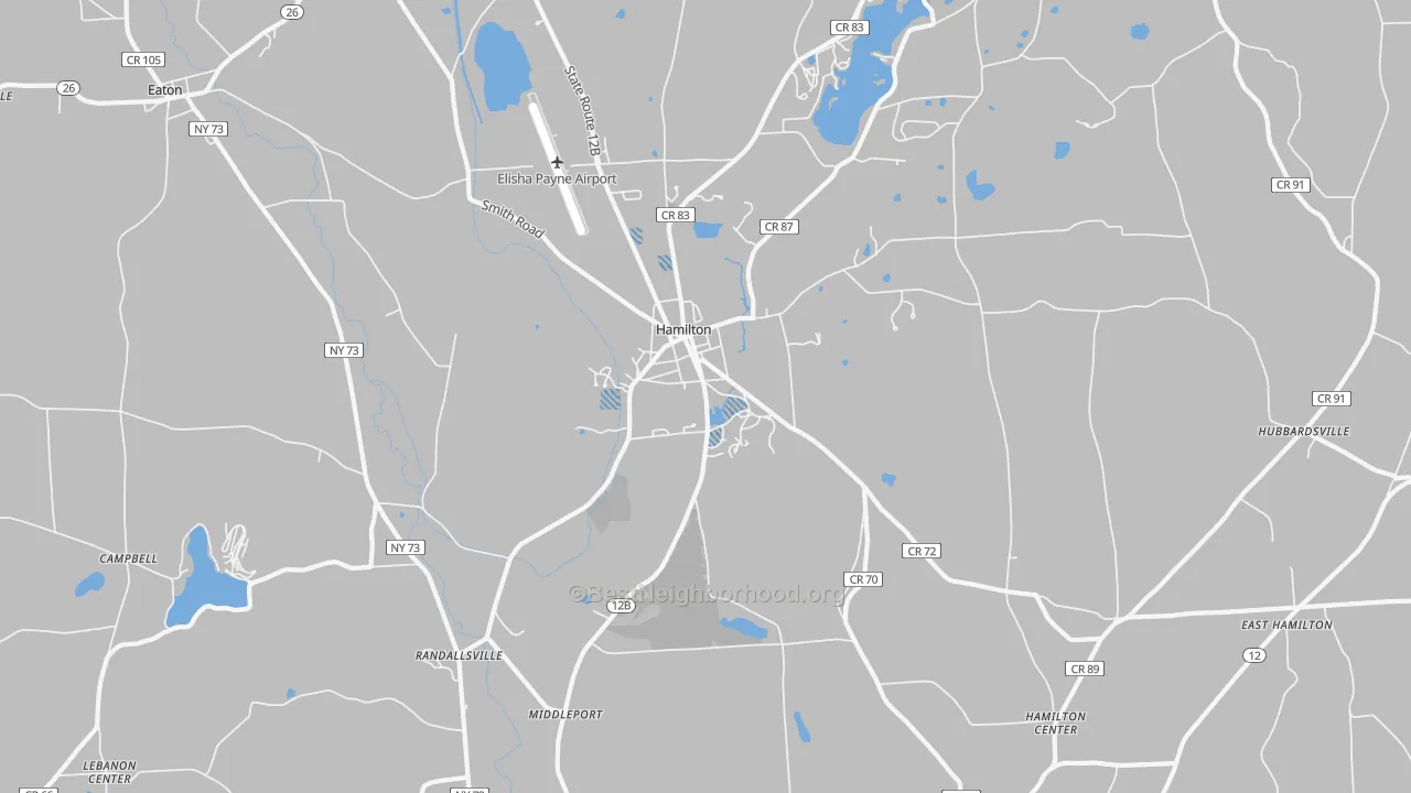 Transit Grade map of 13346, NY