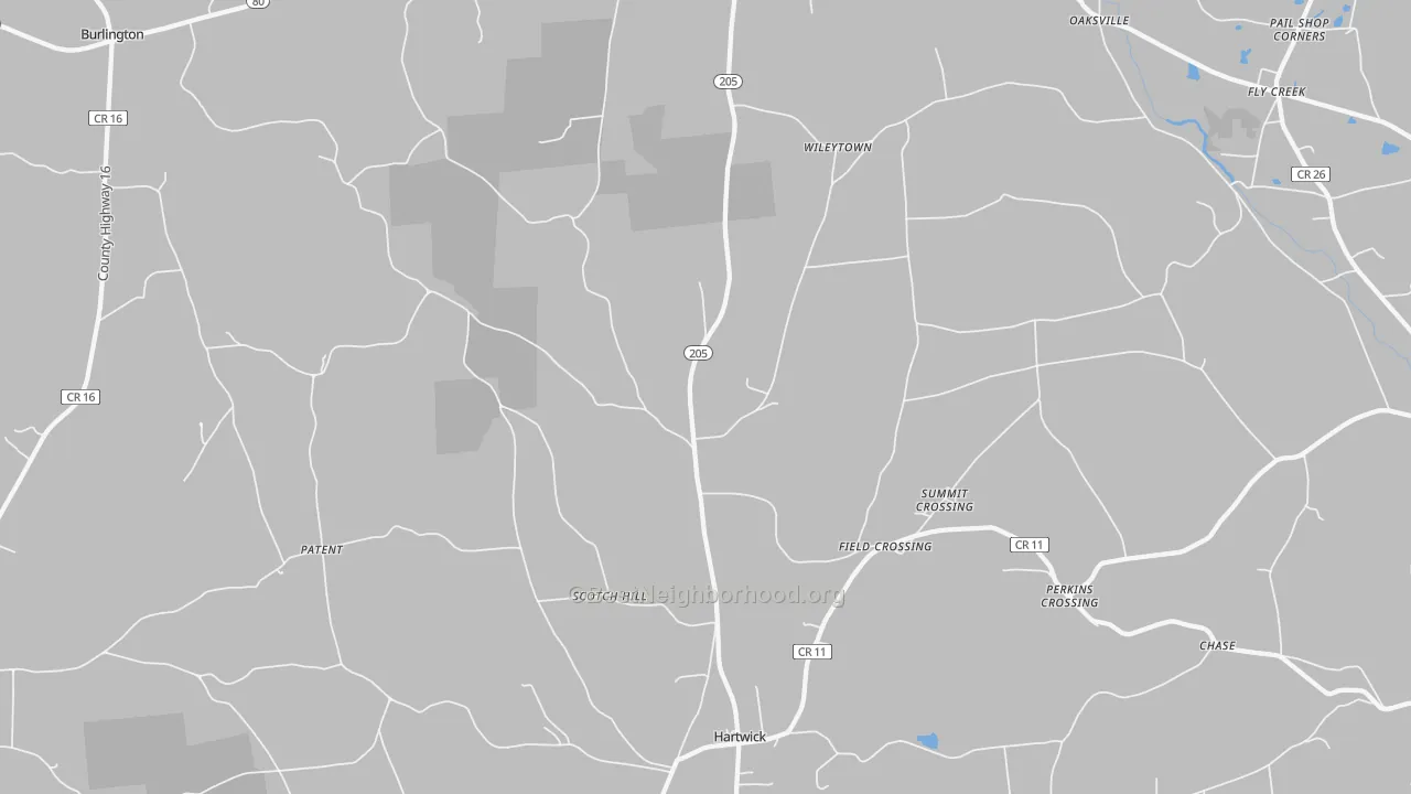 Transit Grade map of 13348, NY