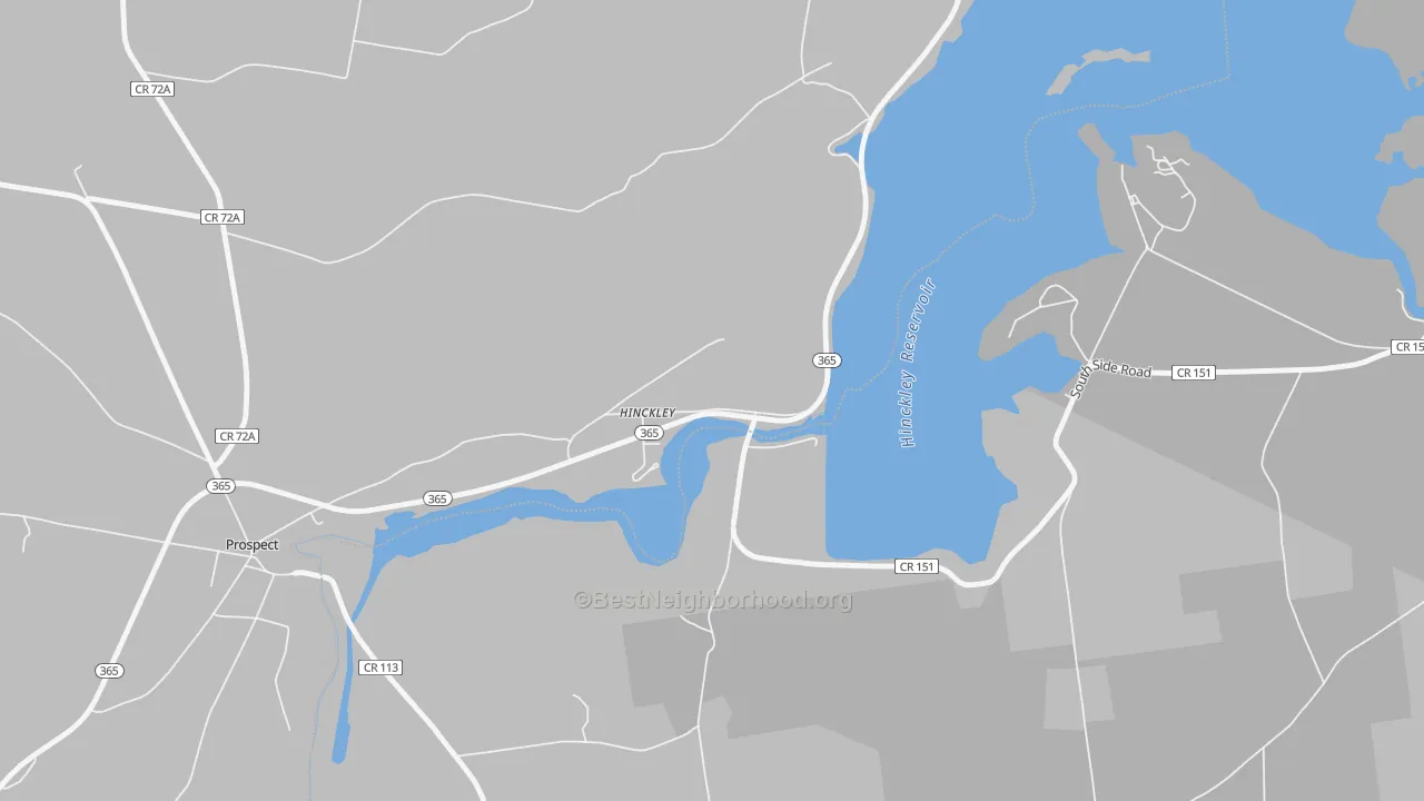 Transit Grade map of 13352, NY