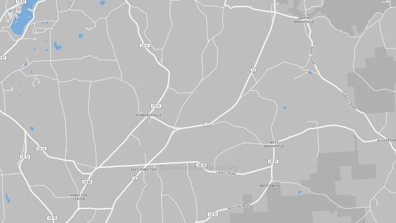 Transit Grade map of 13355, NY