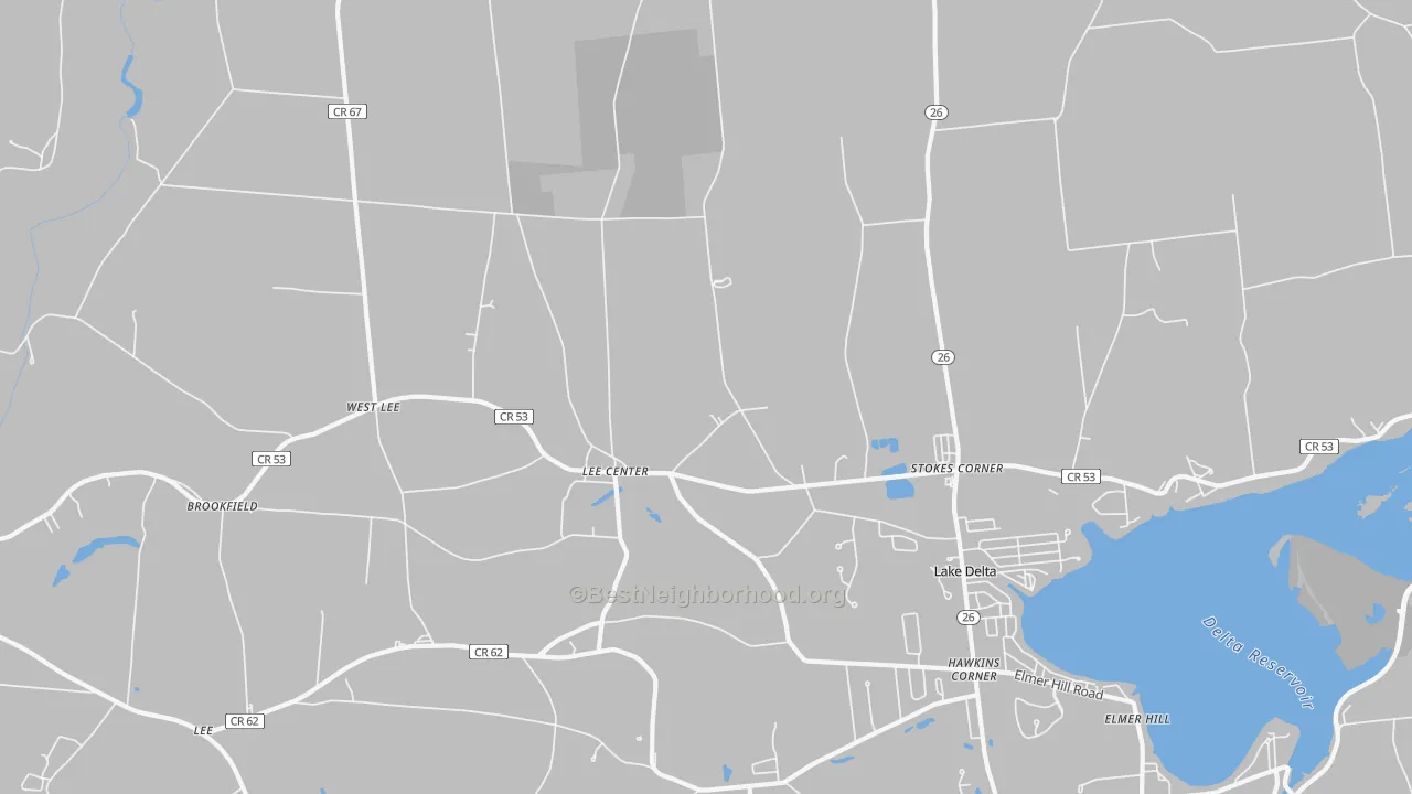 Transit Grade map of 13363, NY