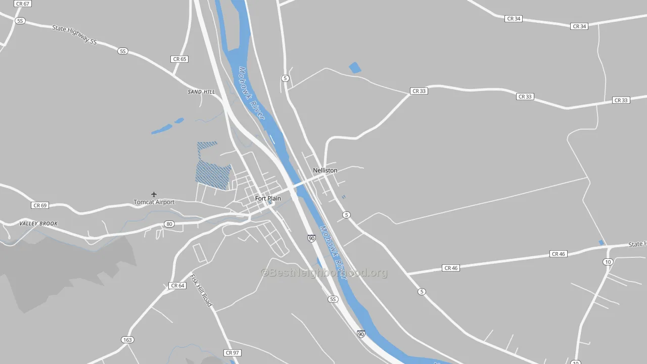 Transit Grade map of 13410, NY