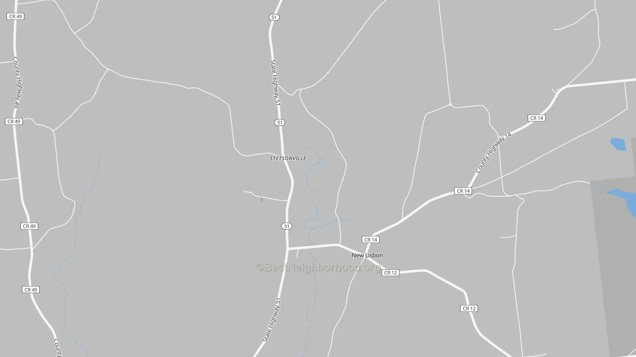 Transit Grade map of 13415, NY