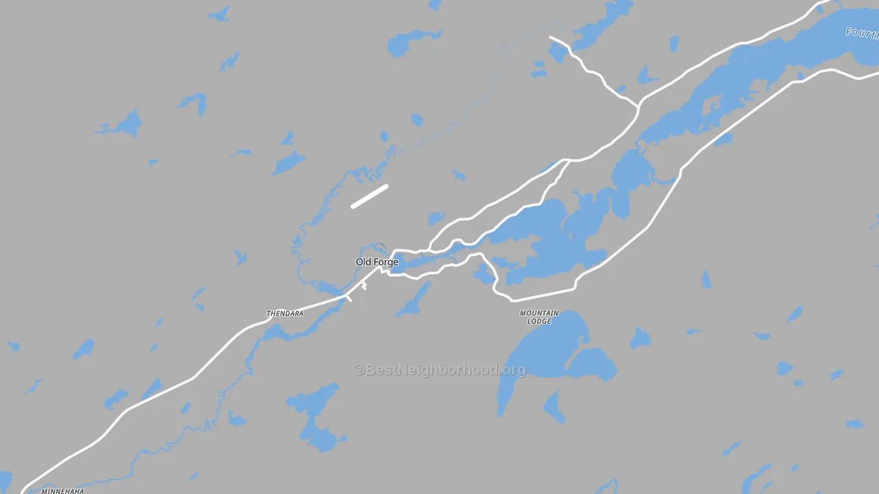 Transit Grade map of 13420, NY