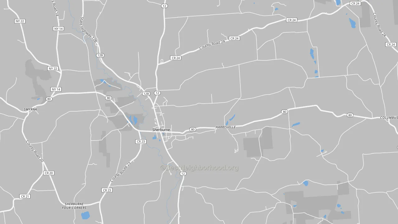Transit Grade map of 13460, NY