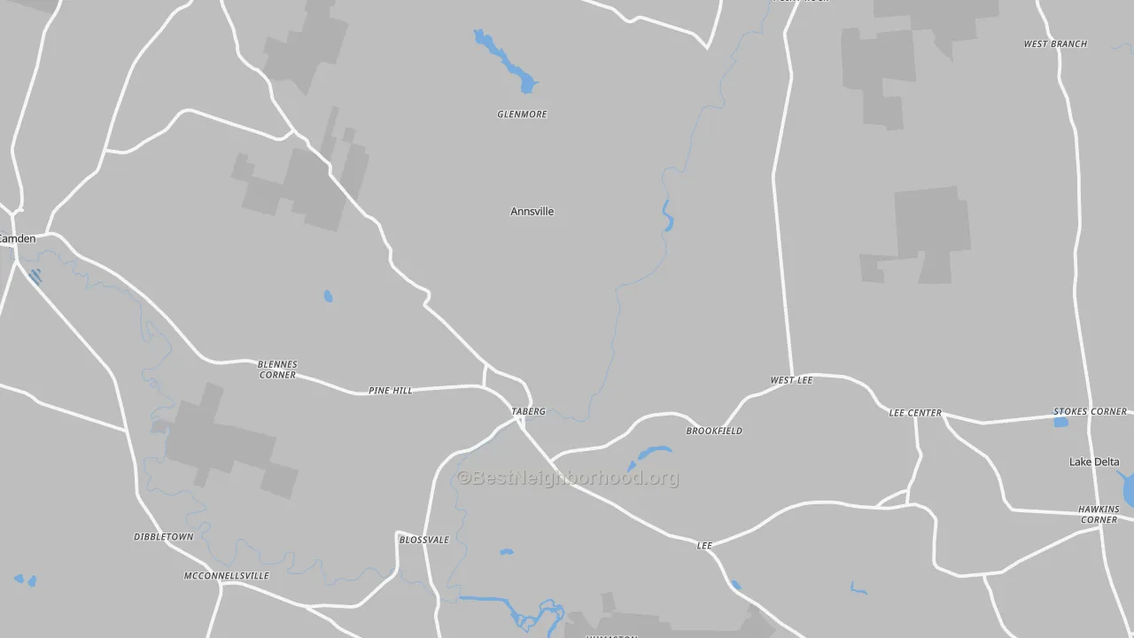 Transit Grade map of 13471, NY