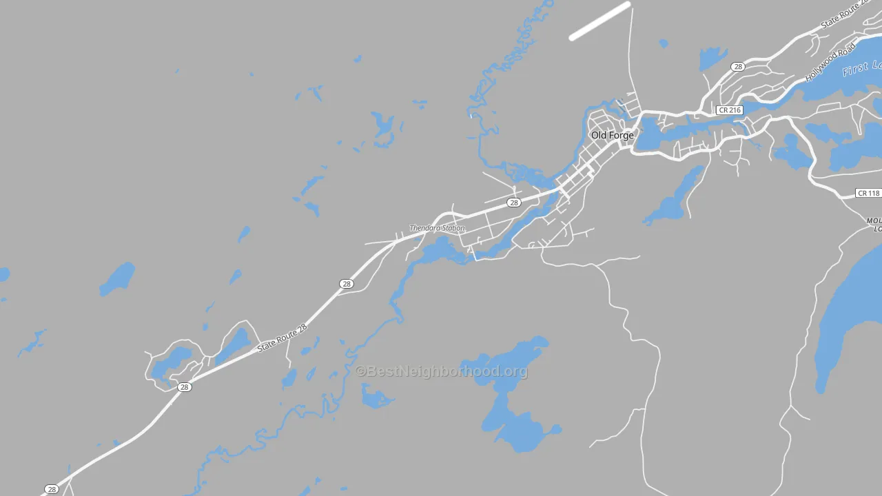 Transit Grade map of 13472, NY