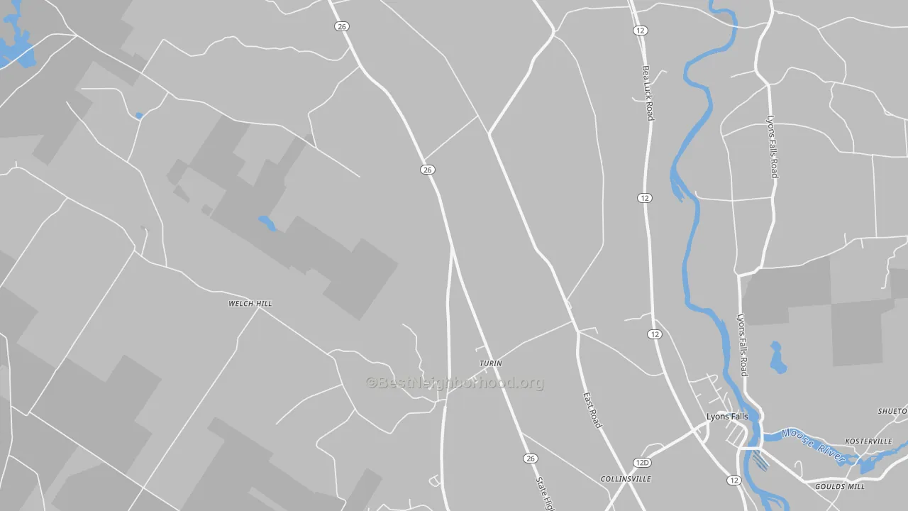 Transit Grade map of 13473, NY