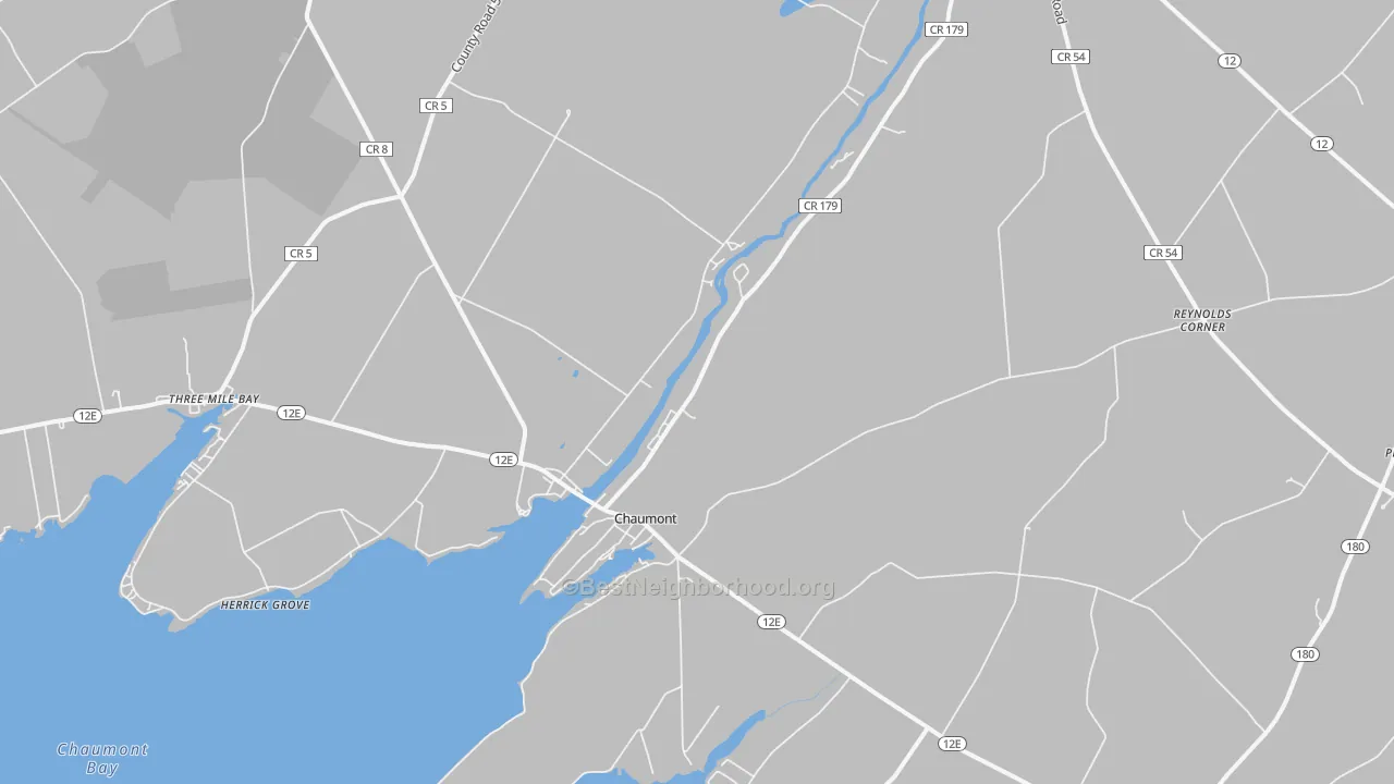 Transit Grade map of 13622, NY