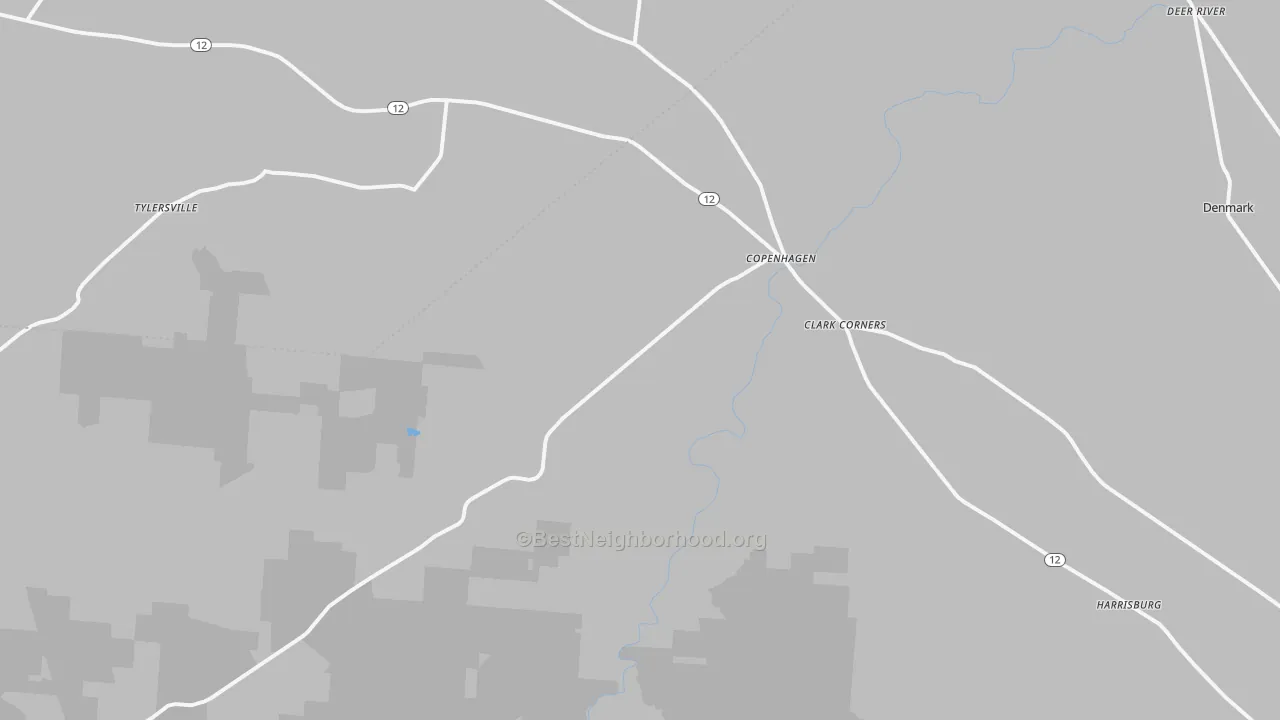 Transit Grade map of 13626, NY