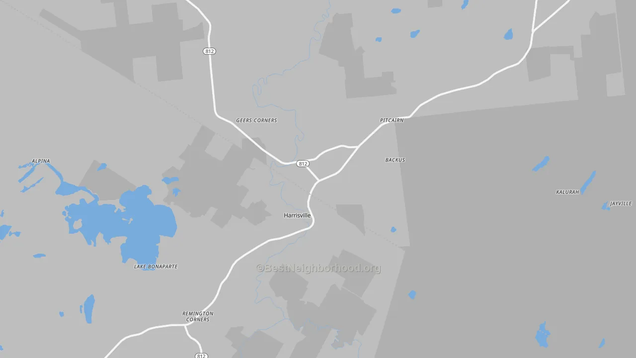 Transit Grade map of 13648, NY