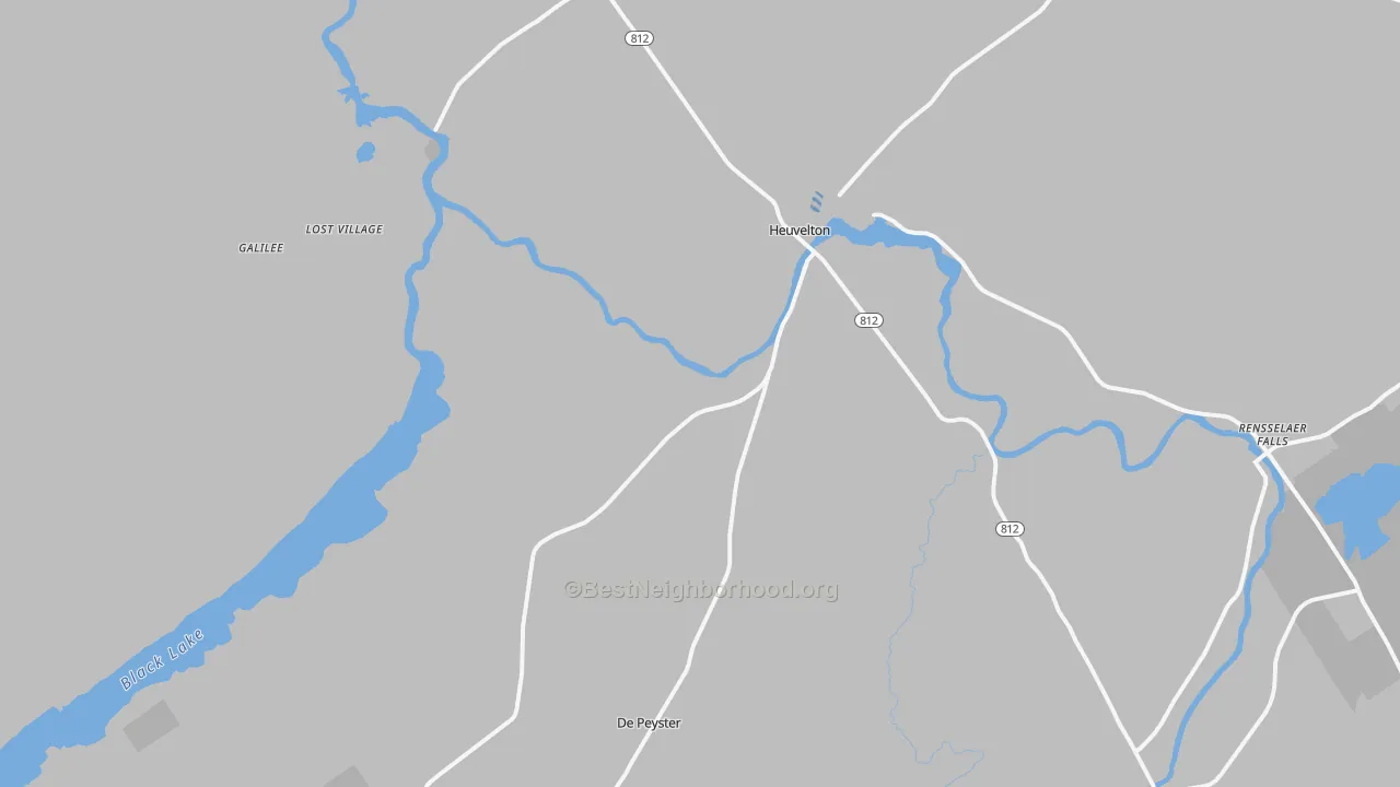 Transit Grade map of 13654, NY