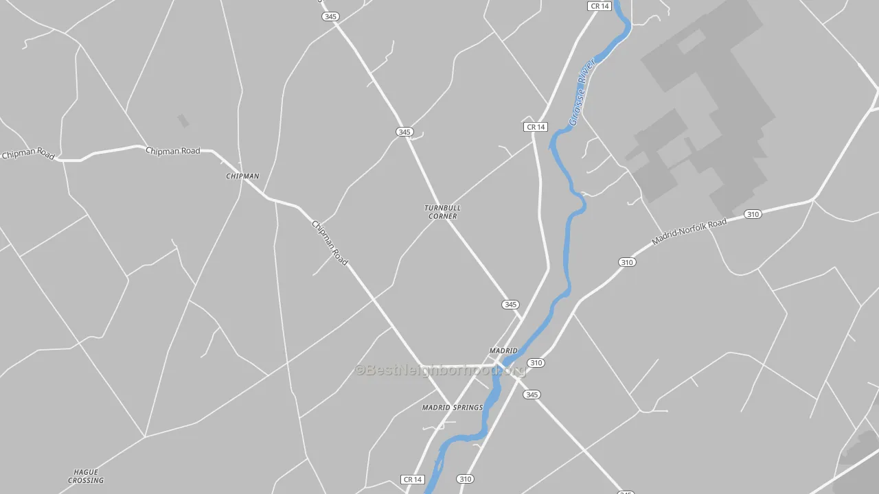 Transit Grade map of 13660, NY