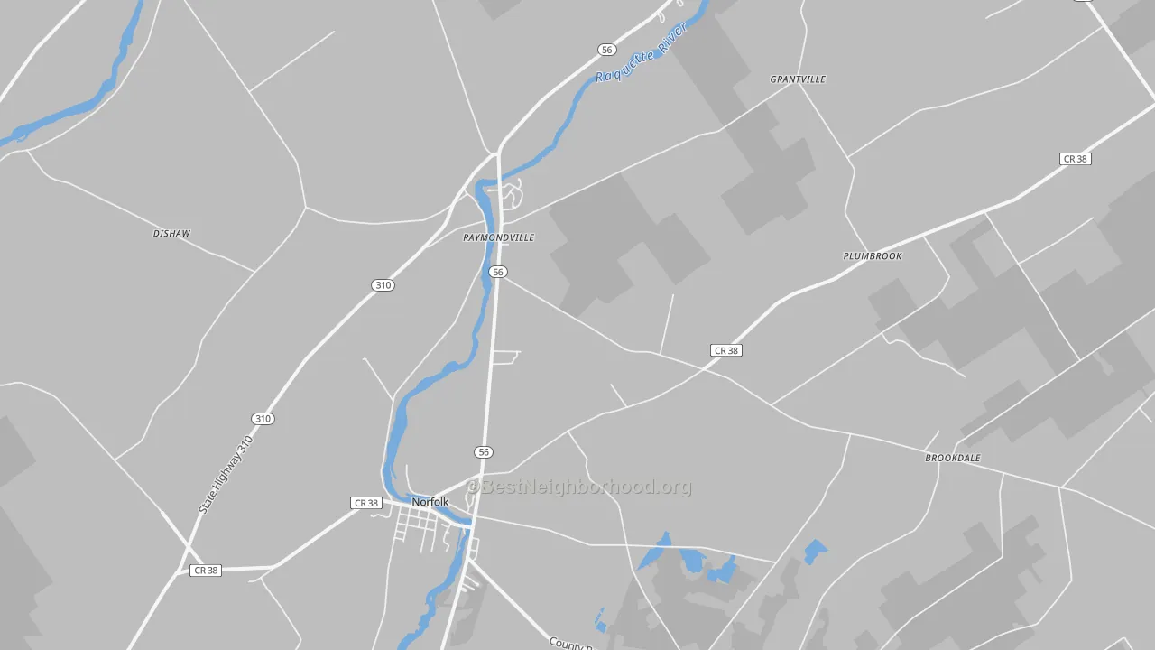 Transit Grade map of 13667, NY