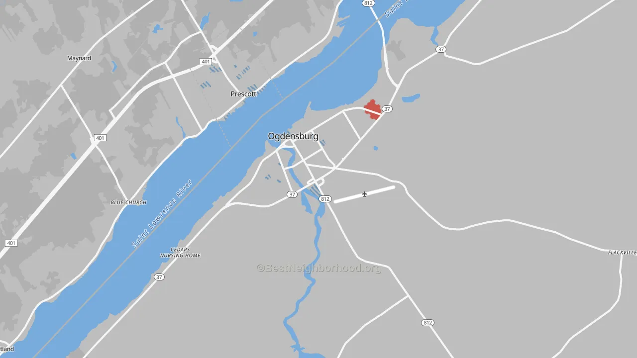 Transit Grade map of 13669, NY