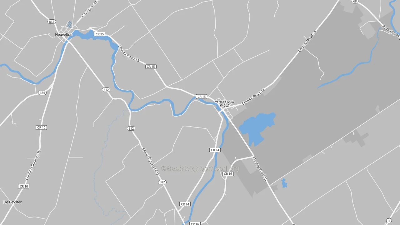 Transit Grade map of 13680, NY