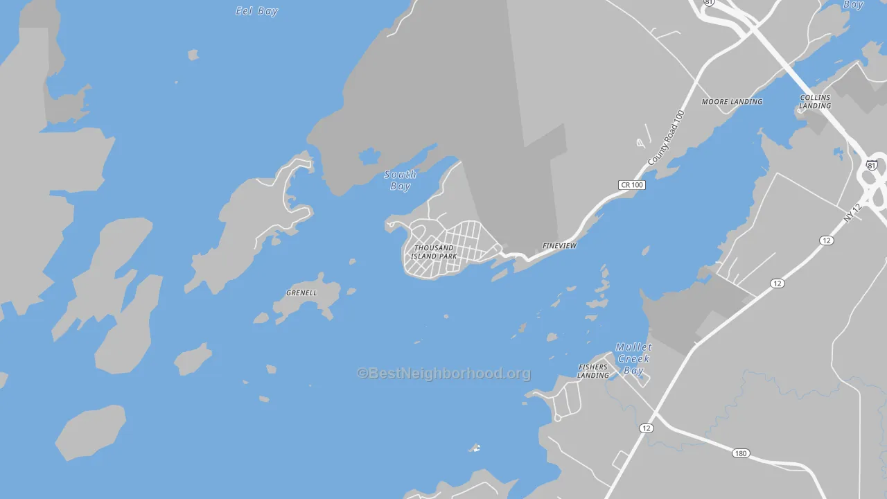 Transit Grade map of 13692, NY