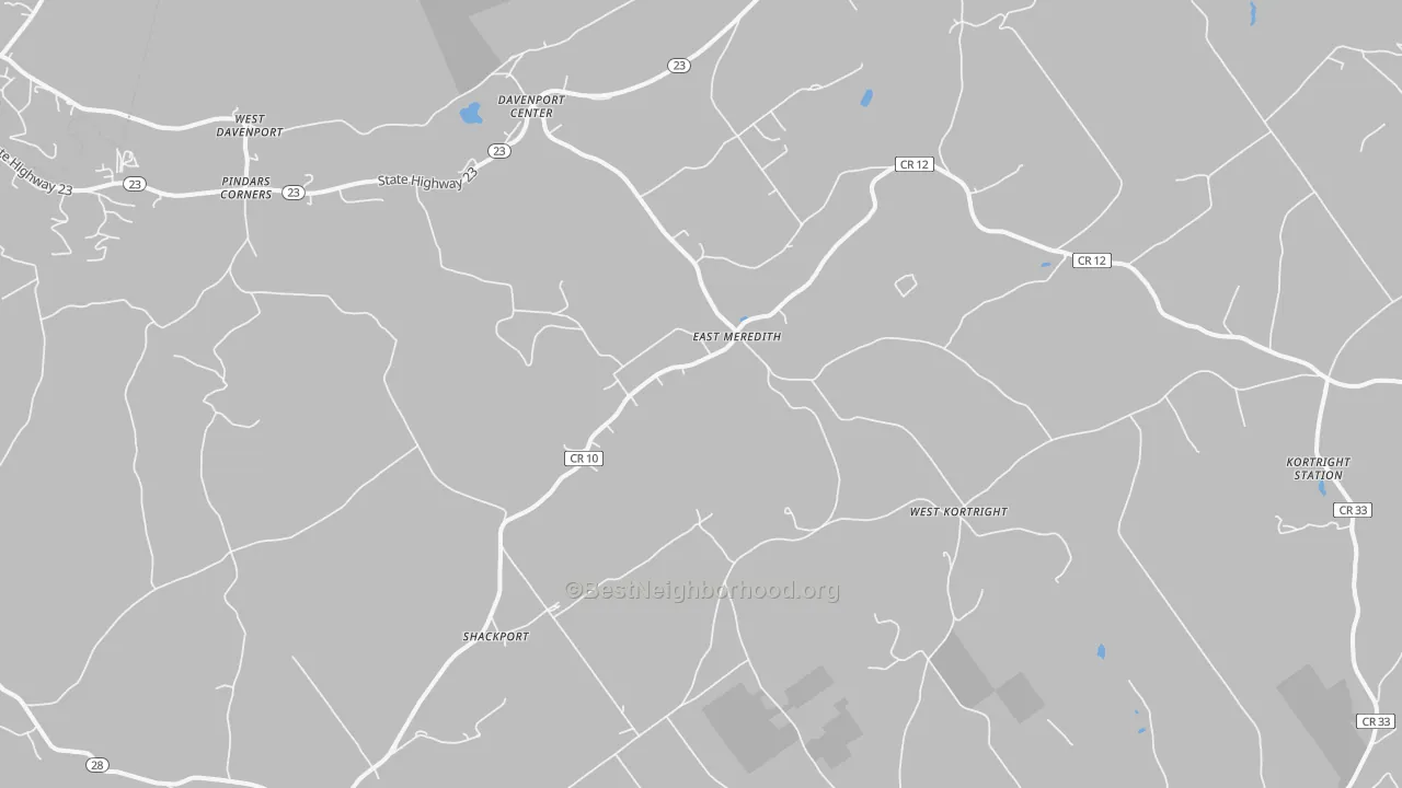 Transit Grade map of 13757, NY