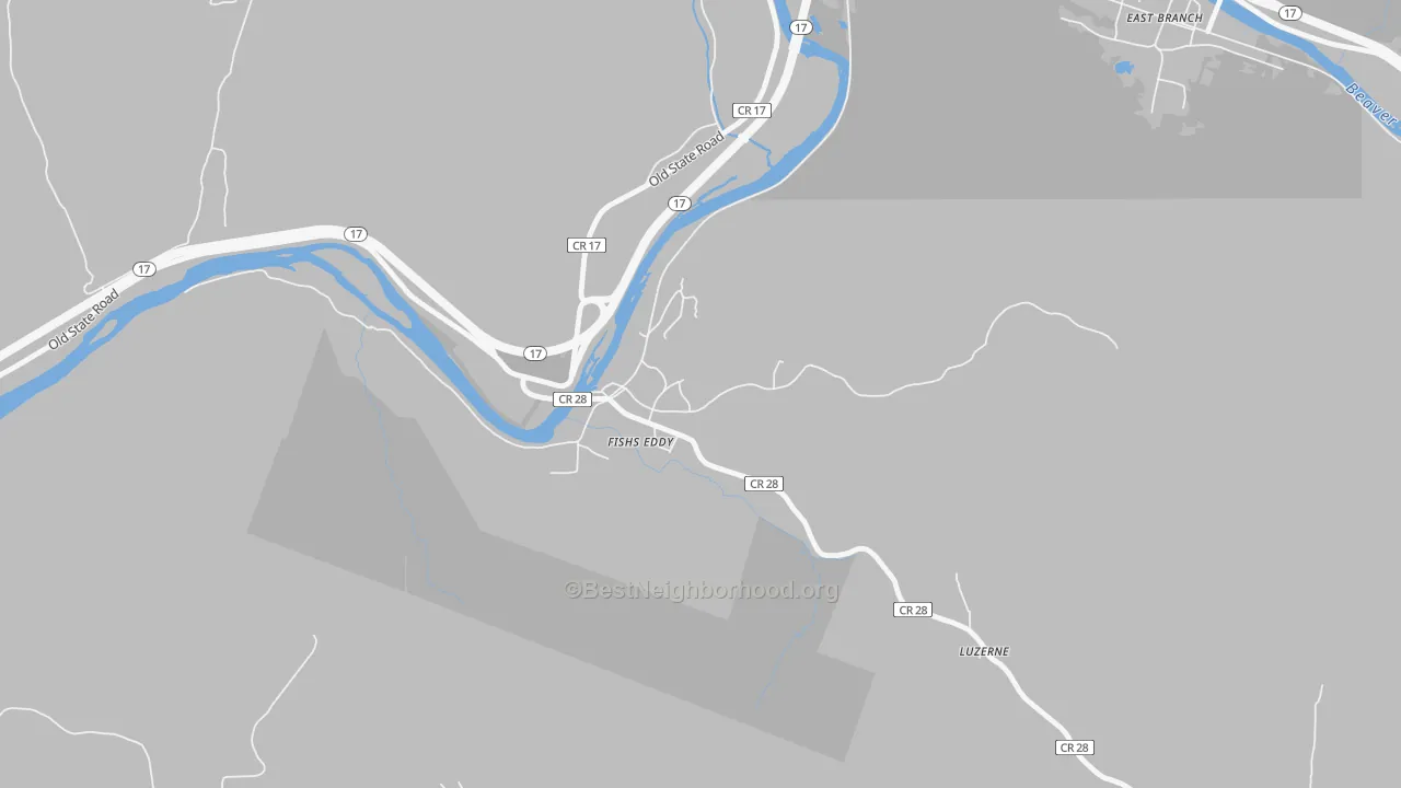 Transit Grade map of 13774, NY