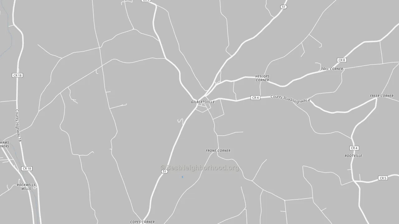 Transit Grade map of 13776, NY