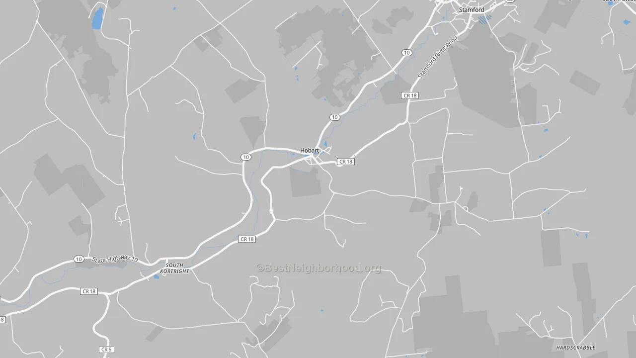 Transit Grade map of 13788, NY