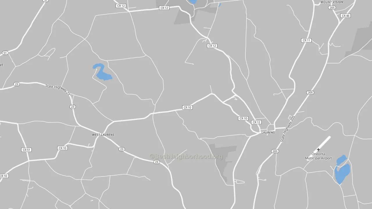 Transit Grade map of 13796, NY