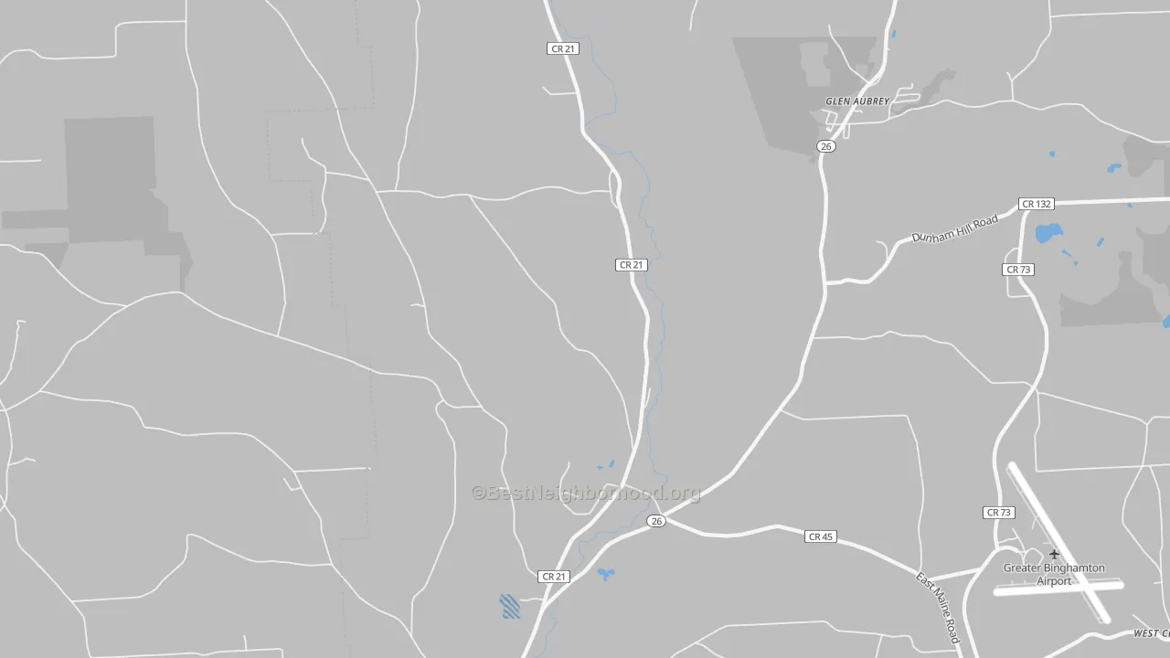 Transit Grade map of 13802, NY