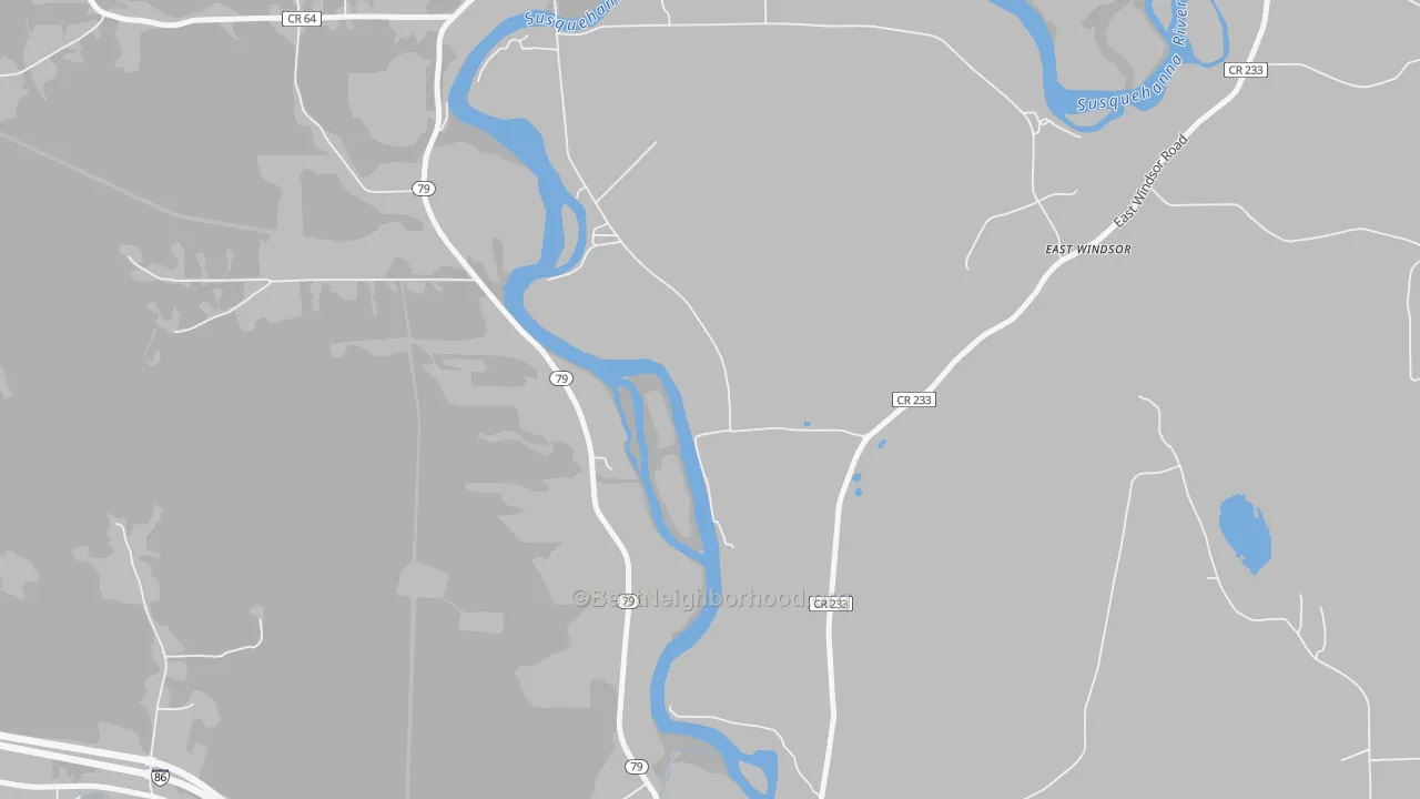 Transit Grade map of 13826, NY